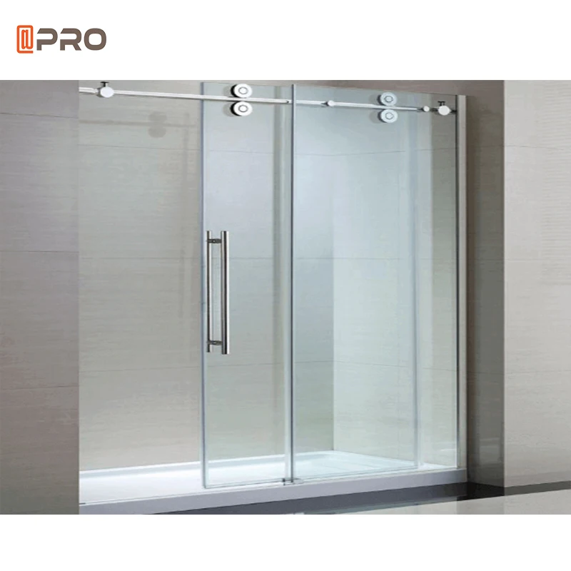 Hotel Sliding Door Interior Frameless Toilet Glass Door Standard Size Aluminium Bathroom Doors Design