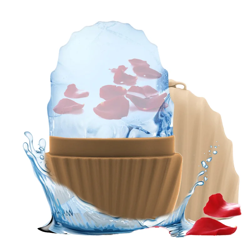 Silicone Beauty Ice Box Makeup Tool Shell Facial Mask Ice Box Eye Massage Face Soothing Mold