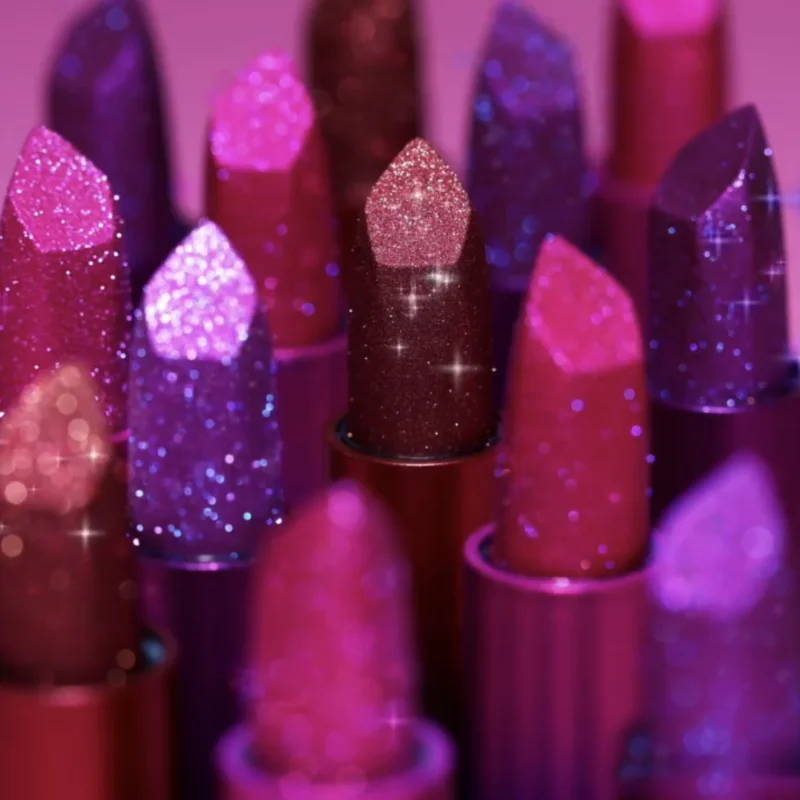 Multi-reflective Matte Glitter Pearl Pigments Shimmers Satin Private Label Metallic Lipstick