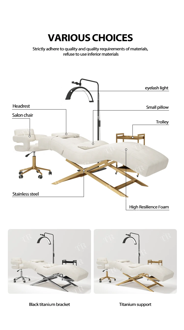 Beauty Salon Equipment Beauty Bed Beauty Salon Thai Spa Lash Bed Metal