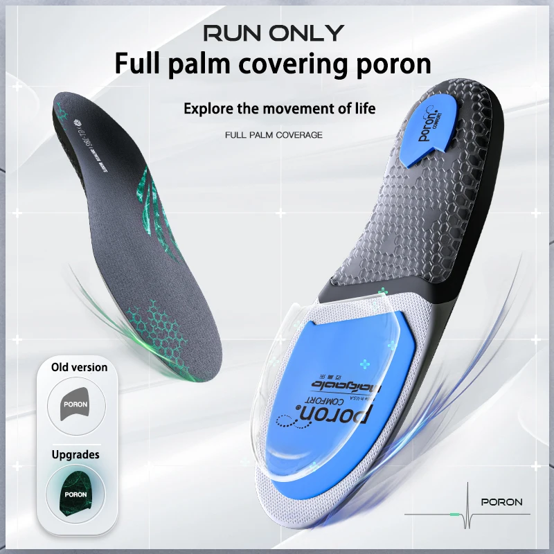 Wholesale Poron Gel Eva Antibacterial Technology Insoles Full Palm ...