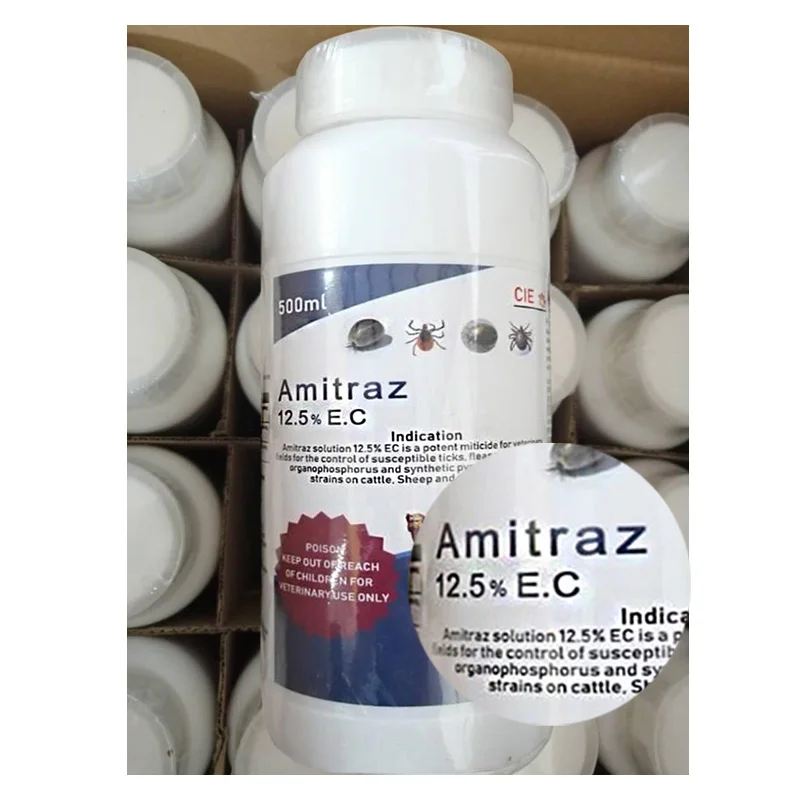 Taktik Amitraz 20%, 12.5% Ec Acaricide 12 5ec Amitraze Liquide Amitraz 98% Powder