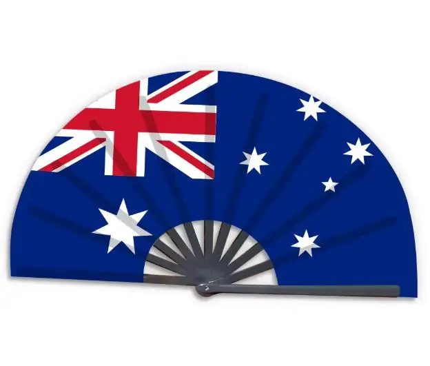 Iraq Soccer Tournament Hand Fan Decorative Folding Fan For Fans_voghion.com