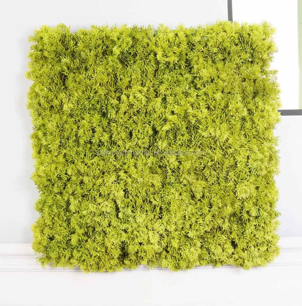Uv Green Fire Retardant Artificial Reindeer Moss Mat 25cm/10 Inches