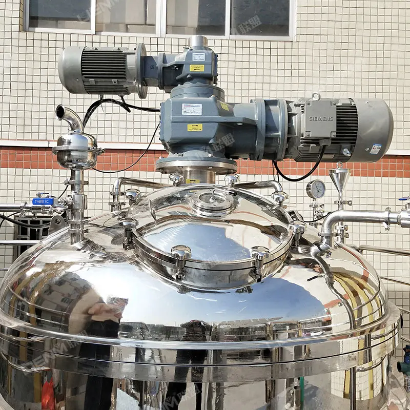 Лидер продаж вакуумный эмульгирующий резервуар ультразвуковой гомогенизатор смеситель машина для производства лосьонов