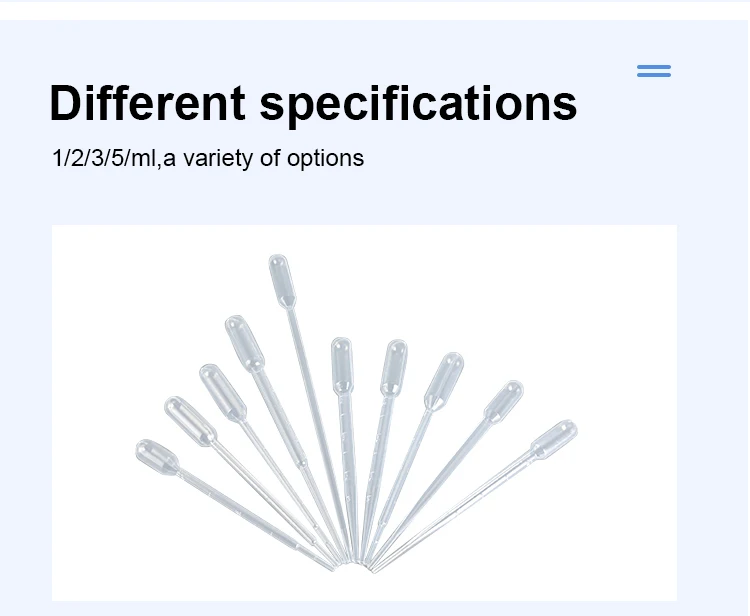 Micro Set Dropper 3ml Extra Long Graduated Plastic Dropper Micro Pasteur Pipette ...