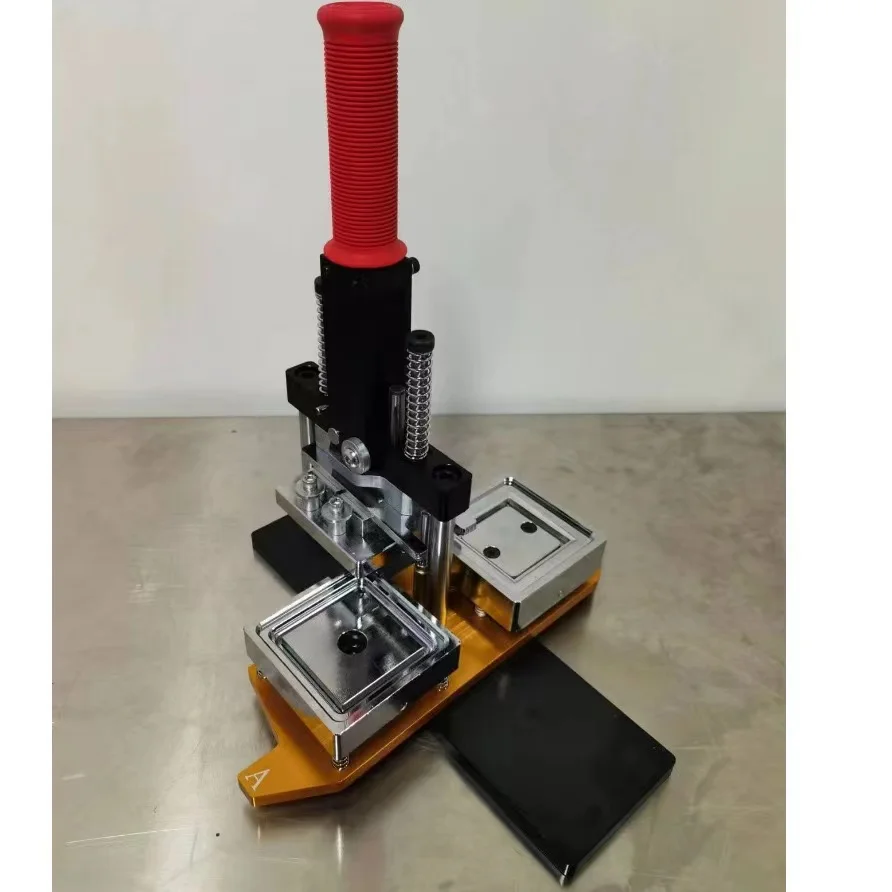 80*53mm Fridge Magnet Making Machine Rectangle Button Maker/Plastic Manual Refrigerator Photo Magnet Making Machine