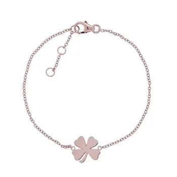 Four Leaf Clover Bracelet Pulseras De Acero Inoxidable Al Mayor