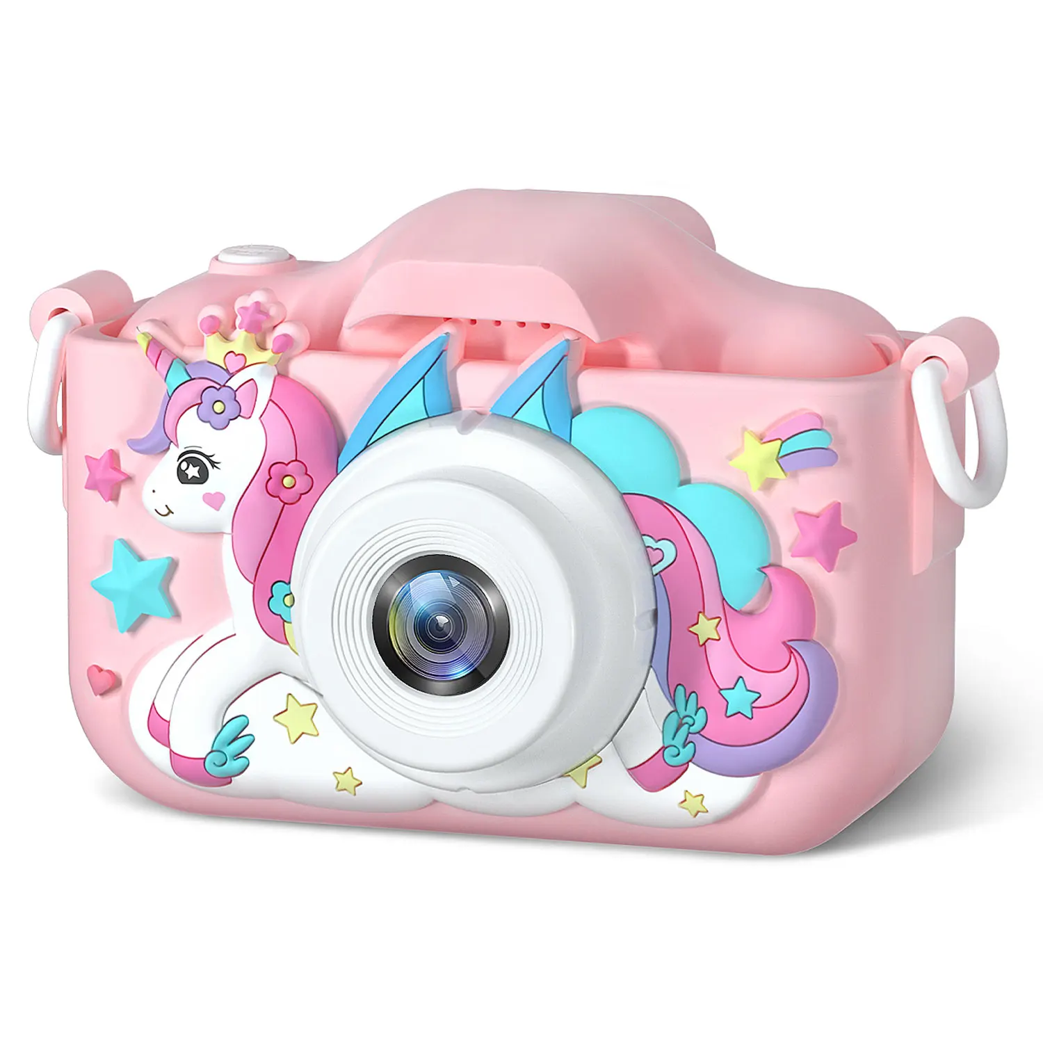 Multi-Functional Kids Camera 300000 Pixels CMOS 1080P HD Video Dual Cameras 2.0" IPS Screen 32G Built-in Memory