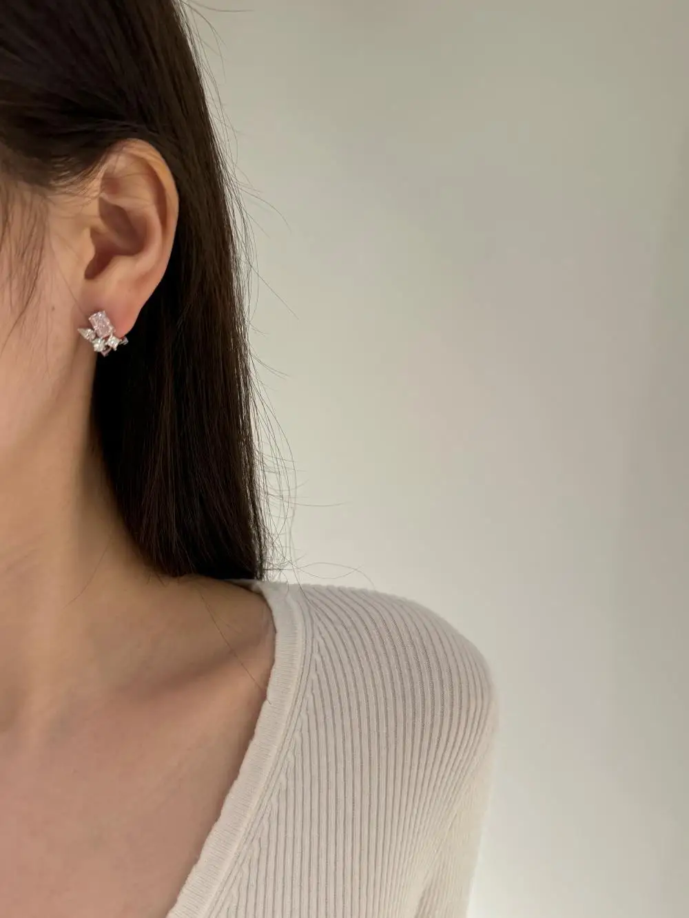 KAKODIY No Minimum Quantity 925 Sterling Silver Stud Earrings with Colored Zirconia Paving 18K Gold Plated Earrings detail 10