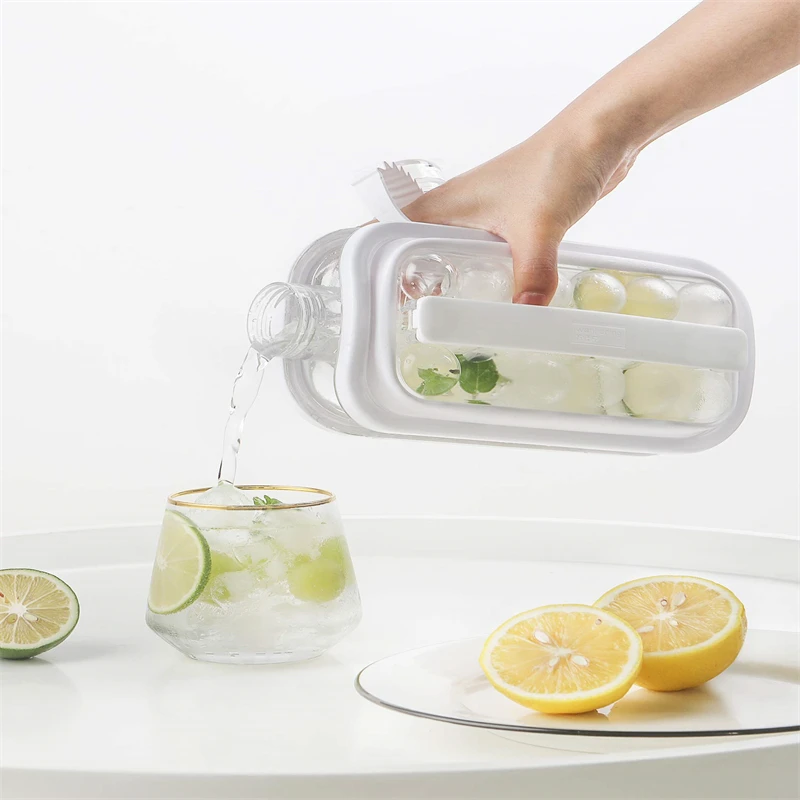 Hot Pop Up Portable Ice Ball Maker Bottle Bpa Free Ice Cube Trays Molds