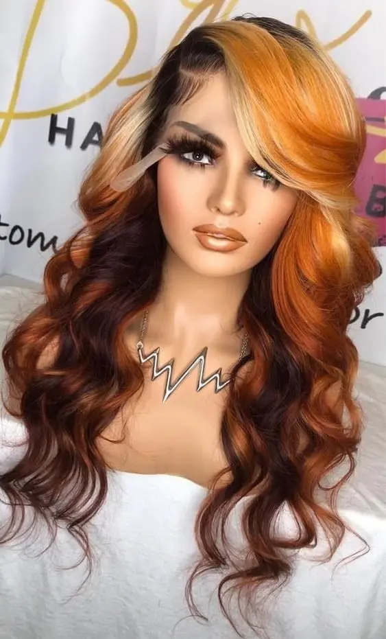 Wholesale High Quality Synthetic Wig Pre Plucked Cheap Heat Resistant