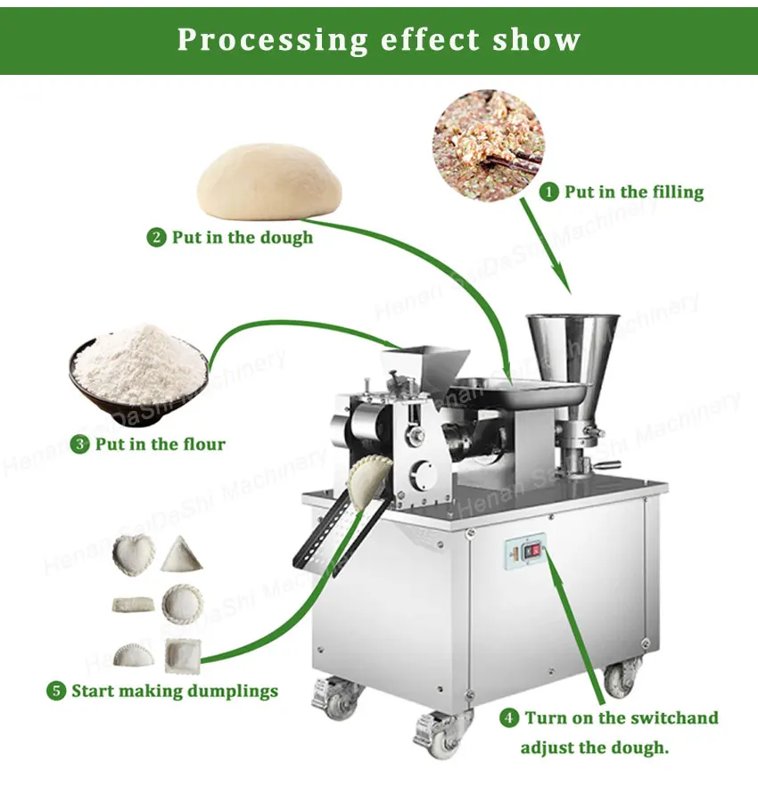 Automatic Curry Puff Forming Dumpling Filling Machine Empanada Make Electric Pierogi Maker Machine Samosa Making Machine Price