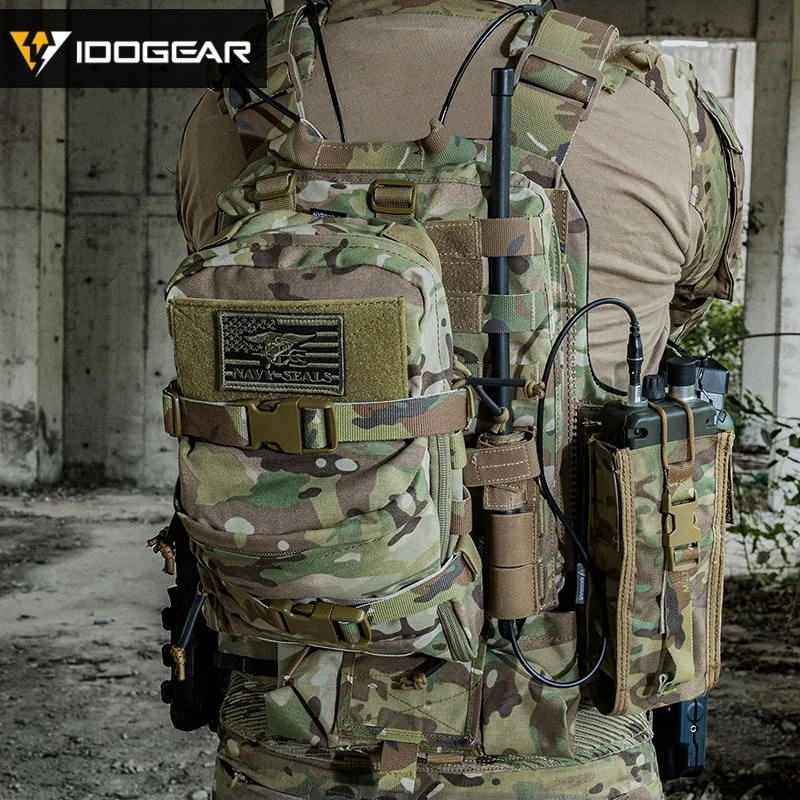 Idogear Multi-camo Molle Hydration Pack Water Carrier