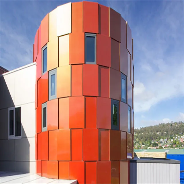 acp wall cladding outdoor acm alucobond aluminum perforated panel  recycling machine