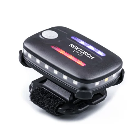 Tactico UT22 LED Flashlight Red Blue White 3-Color Light ABS Material IP65 Molle Helmet Webbing Vision Light Led Flash Light
