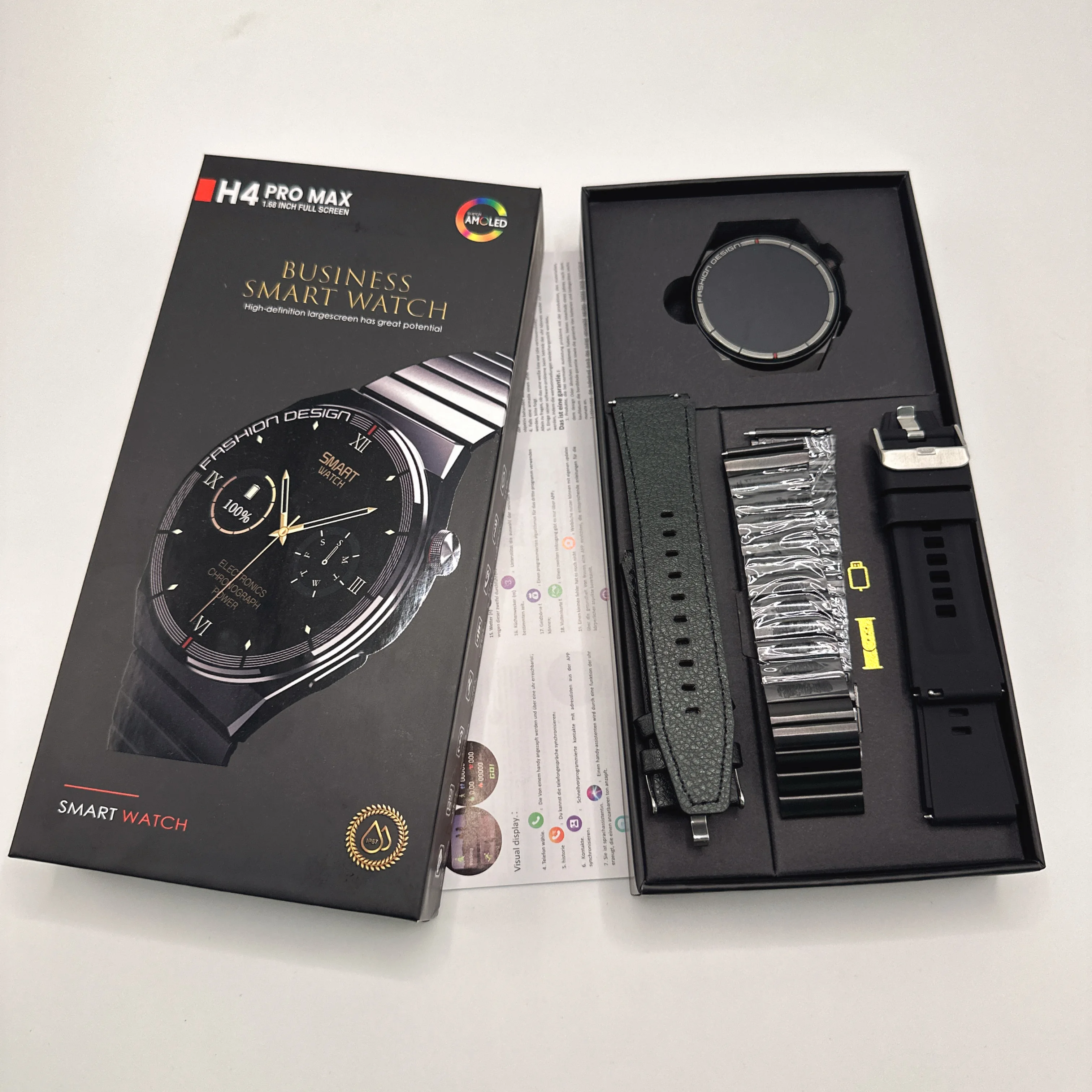 H4 Pro MAX スマートウォッチ 男性用 防水フィットネストラッカー