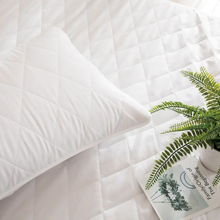 Хит продаж, хорошо спящий дешевый полиэстеровый стеганый защитный чехол для матраса