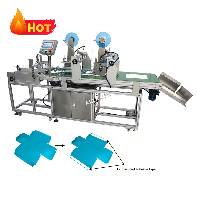 High Speed Paper Metal Cloth Double Side Tape Applicator Duct Tape Pasting Machine