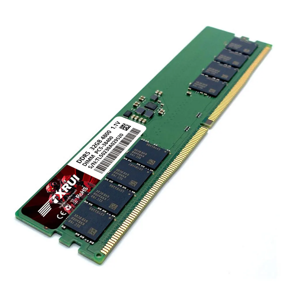 Pc Memory Ram Ddr5 for Desktop Long Dimm 1.1v CL42 Original Chips 16gb 32gb 4800mhz 5200mhz 5600mhz 6000mhz Ddr5 32gb