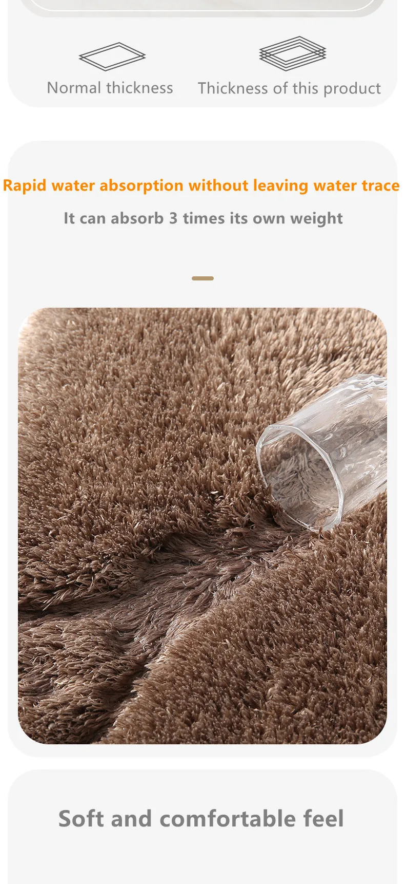 High Quality Style Living Room Bedroom Carpet Home Thickened Floor Mat Customization factory