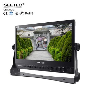 SEETEC P133-9HSD OEM Factory Wholesale 13.3" IPS FHD Aluminum Broadcast Field Monitor 3G-SDI AV YPbPr Custom Bulk Order