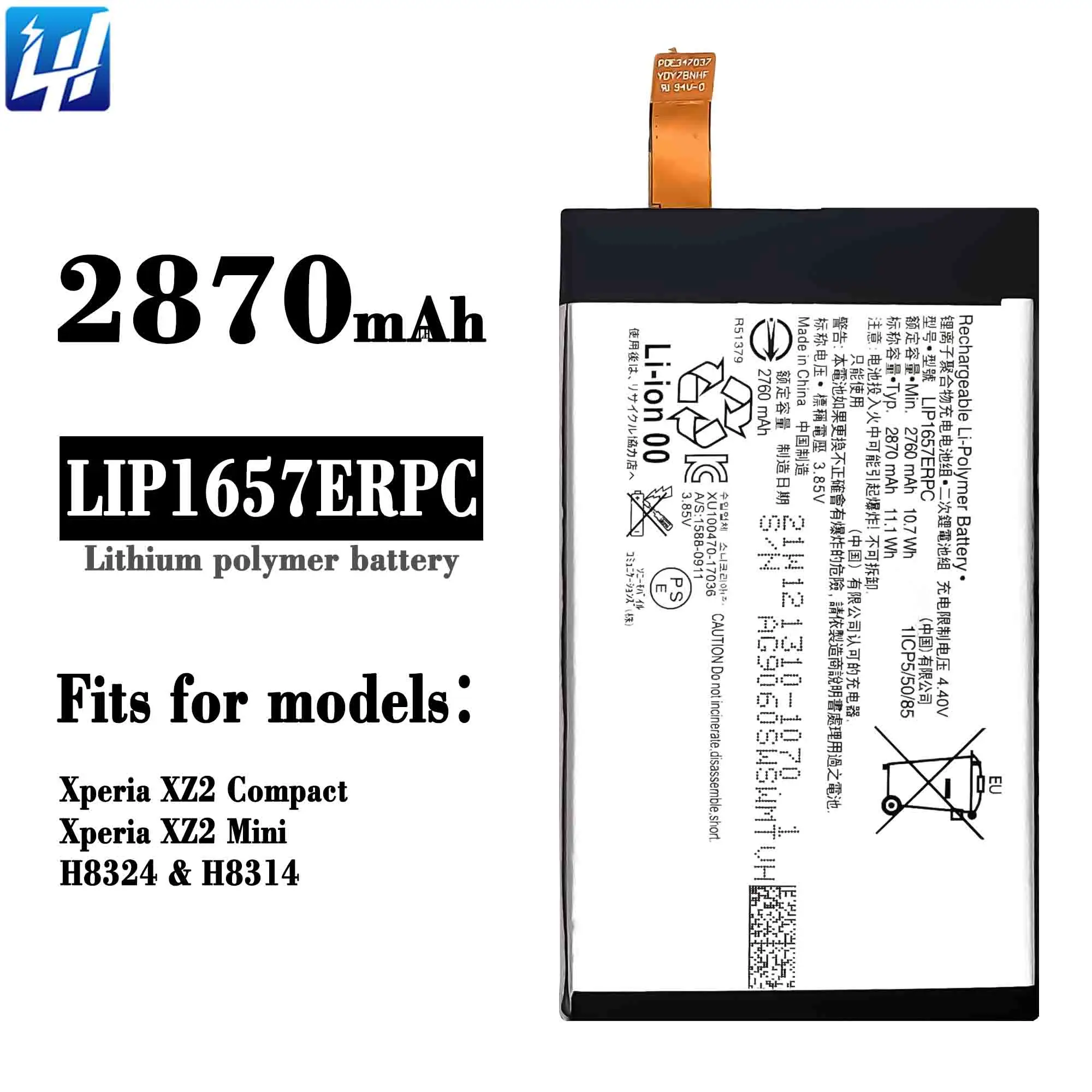 Vitre Arrière (housse Batterie) De Remplacement Pour Sony Xperia XZ2 Compact - Neuf - Multi-couleurs