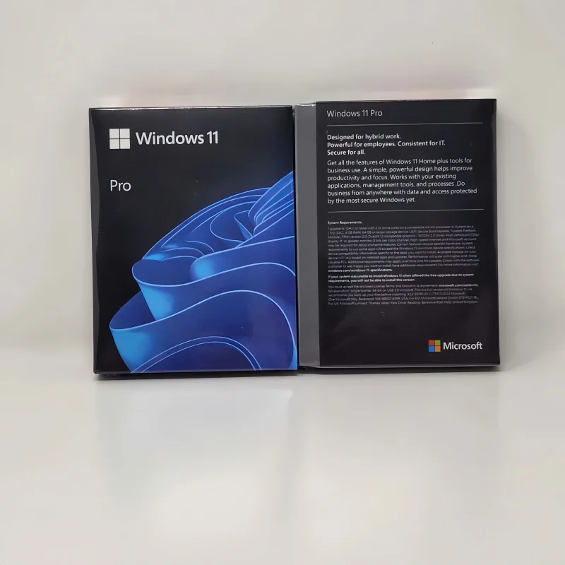For Windows 11 Pro FPP USB Retail BOX English/Korean/Japanese/Russian Online Activation Win 11 Professional USB Full Package