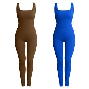 Hot Selling Seamless Fitness Yoga Sport Legging Jumpsuits Sexy Tummy Control Sports Bodysuit