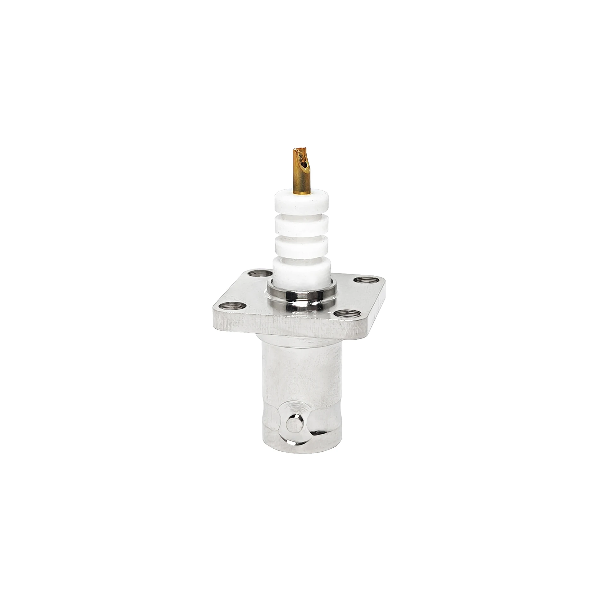 MHV 4 Hole Flange Solder Connector RF Coaxial Connector