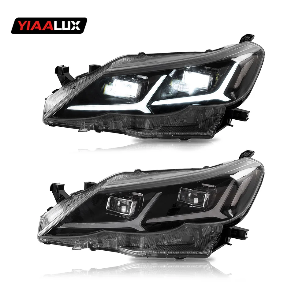 Vland Full LED Lens Headlights Front Head Light With Sequential Turning Headlamp For Toyota Mark X Reiz 2011-2013