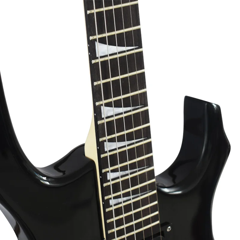 Chitarra Elettrica MYY 6 Corde, Corpo Mogano, Manico Acero, Tastiera Palissandro, Marrone