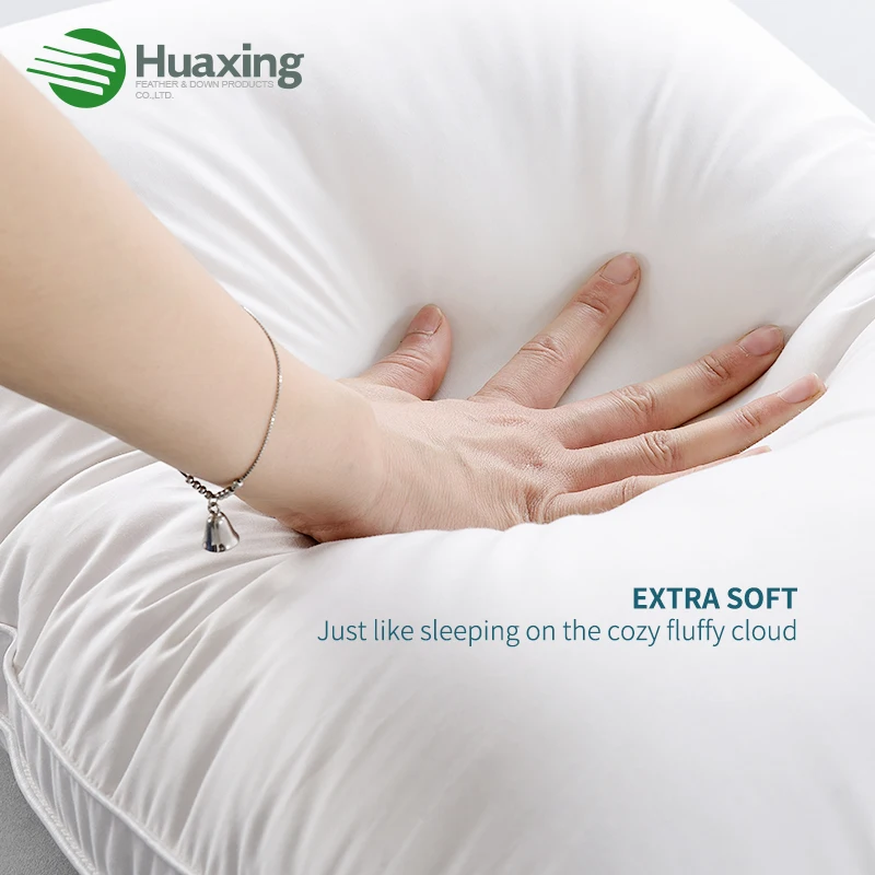 Popular Hilton Hotel Queen Size Fluffy and Comfy Pillows Microfiber Super Soft Pillow Insert