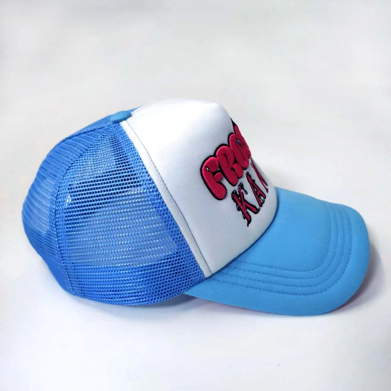 Wholesale 5 Panel Trucker Mesh Cap Custom 3d Embroider Foam