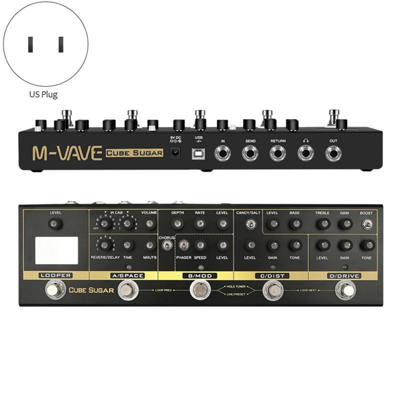 Cube Sugar Combo Guitar Effects Pedal With 72 Ir 9 Loops Tuner