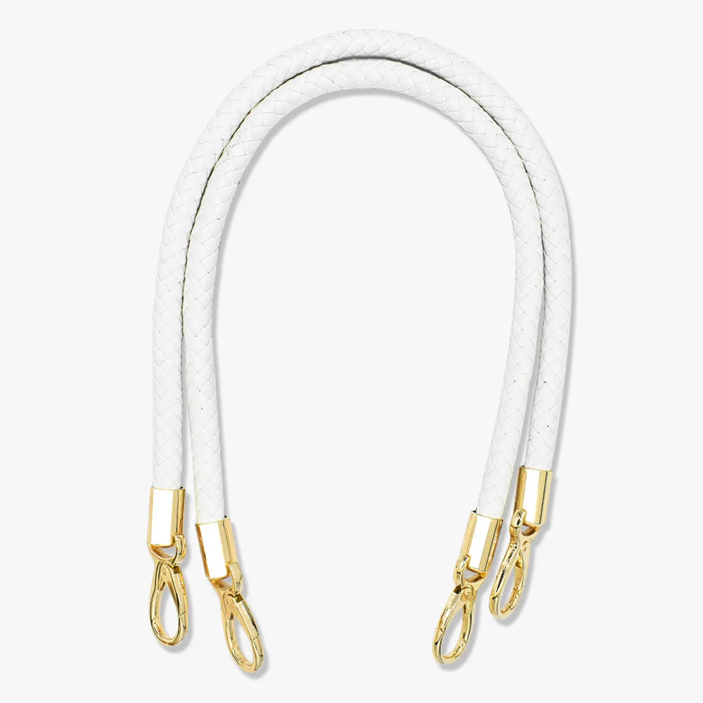 Pu Leather Braided Rope Bag Handles For Handbag Shoulder Bag Strap