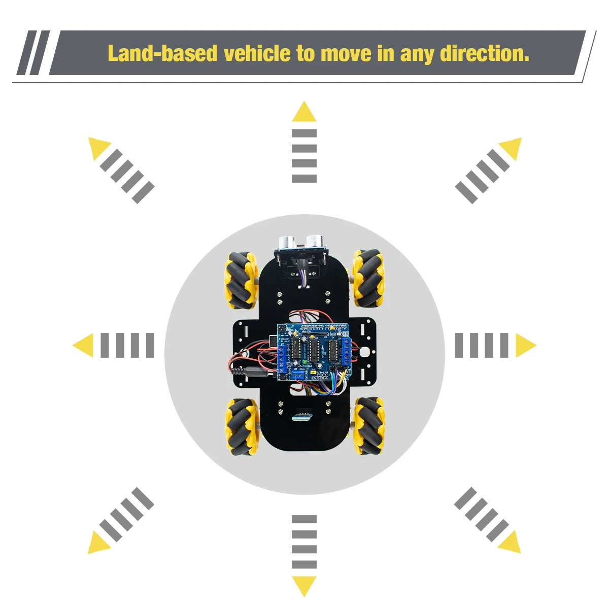 LAFVIN 4WD Mecanum Robot Car for Arduino Robot Car Kit Smart DIY UNO R3 Project