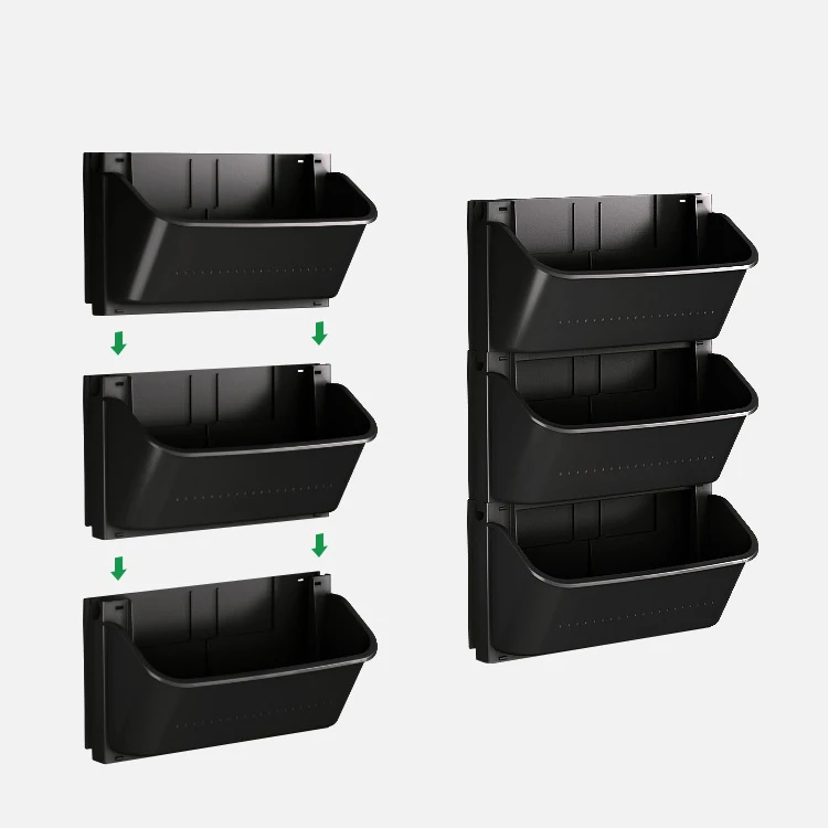 Вертикальные горшки для самополива с зеленой стеной, штабелируемые пластиковые горшки с таймером для воды