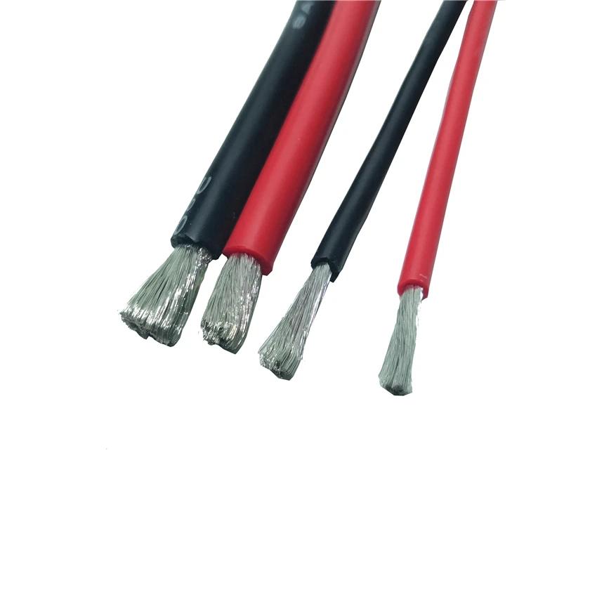 2AWG 4AWG 6AWG 8AWG 10AWG 12AWG 14AWG 16AWG Silicone Wire Flexible Silicone Rubber Cable