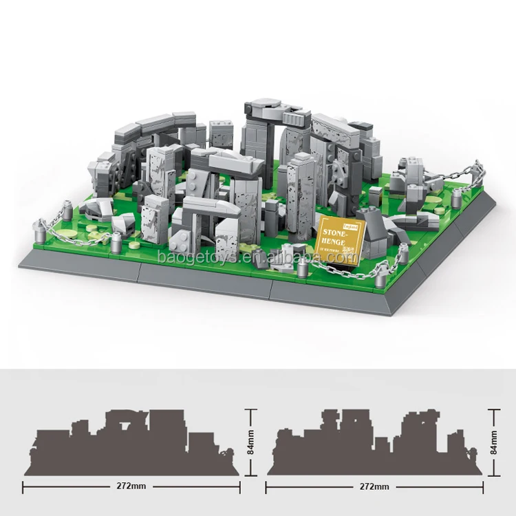 Wange Building Block Sets Architecture Stonehenge Toy Kids Architecture  Building Block Set