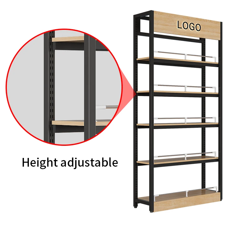 Supermarket Custom Display Racks Metal Display Shelf Showcase Wholesale