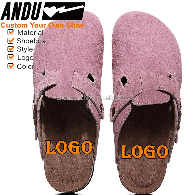 Custom Suede Leather Slippers for Women - Comfort & Style