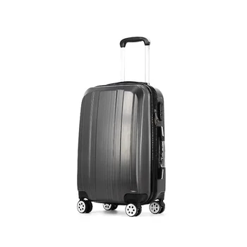Unisex ABS Trolley Case Silent Universal Wheels Large Capacity Modern Spinner Carry-On for Business Travel Outdoor Use Gift