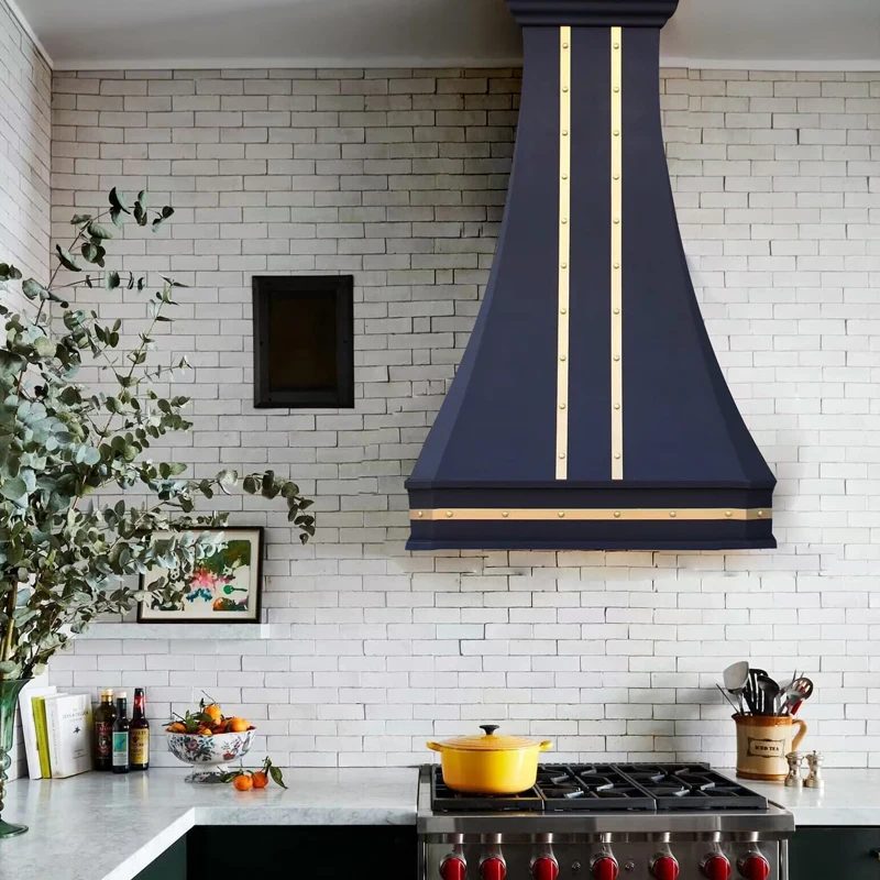 Powder Coating Black Kitchen Luxury Design Stainless Steel Kitchen