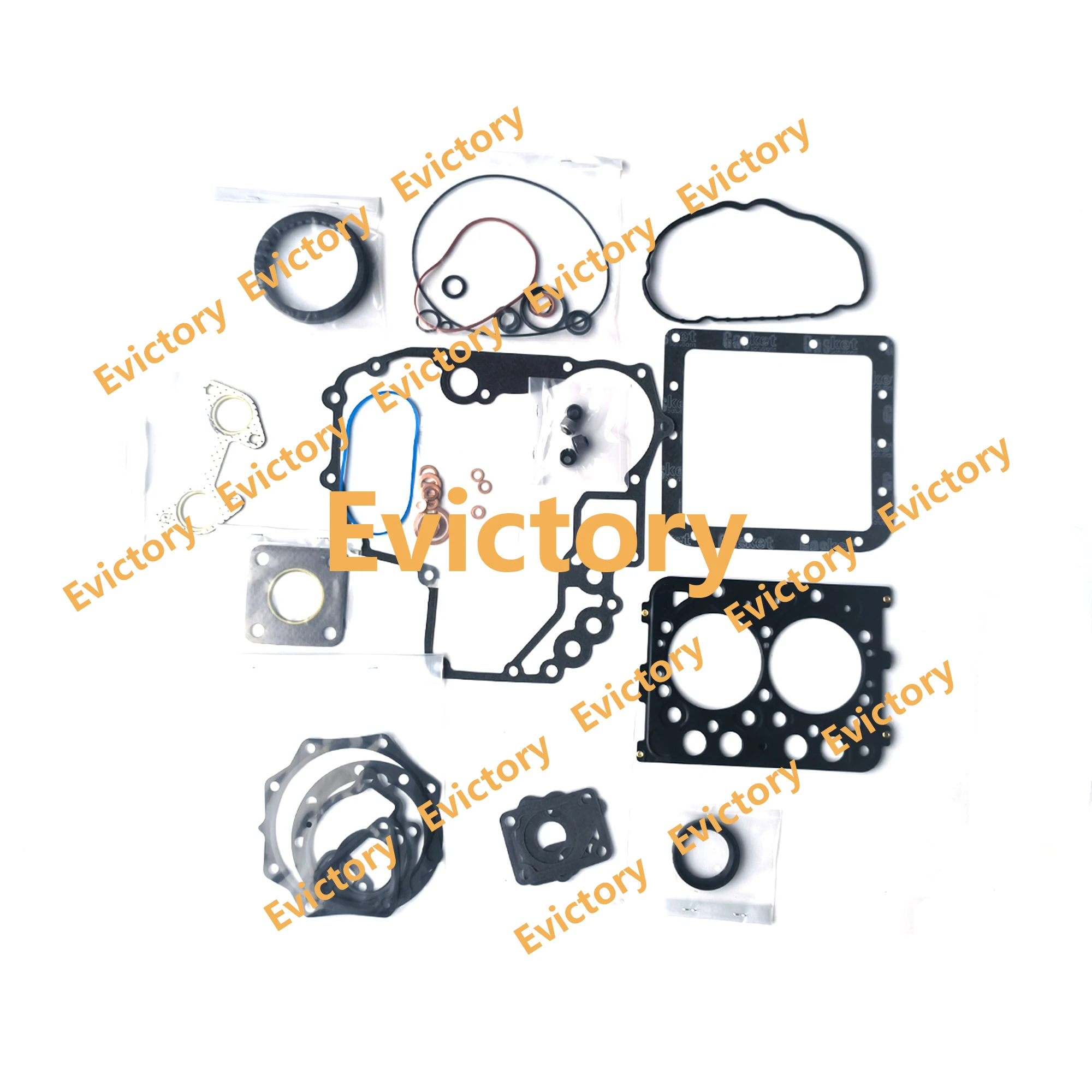 For KUBOTA Engine Z482 Rebuild Overhaul Kit Piston Ring Overhaul Gasket Kit All Bearing