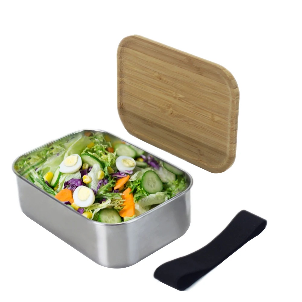 Bento Box for Kids Adults, Modern Bamboo Style Design Lunch Box - Costless  WHOLESALE - Online Shopping!