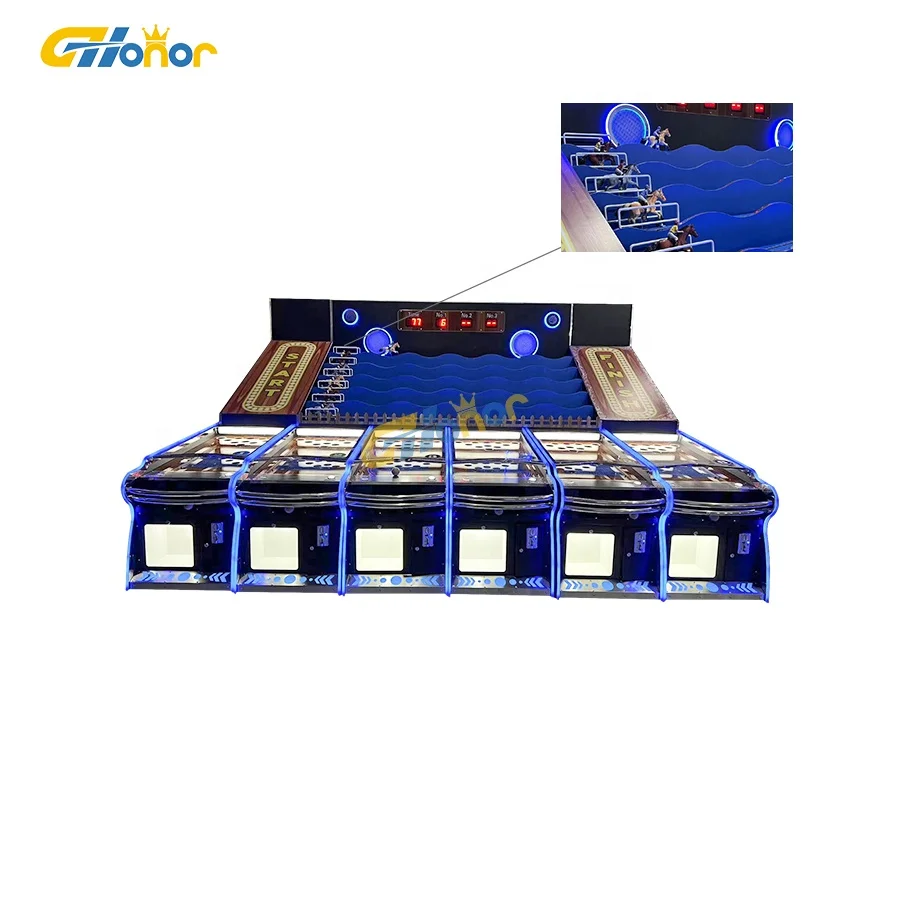 Horse Racing Ride Manual Roll a Ball Racing Game Horse Race Racing Game Machine Arcade Custom Carnival Games