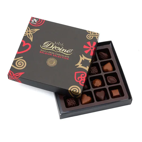 Luxury Square Packaging Chocolate Truffle Boxes