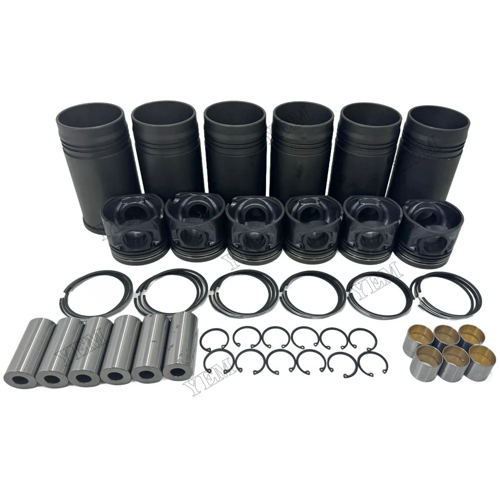 Cylinder Liner Kit Suitable for Komatsu 6D140s Engine Replacement Parts