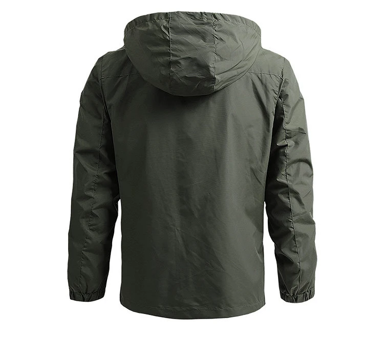 Men's Reversible Windbreaker Jacket Lightweight Training Coat_voghion.com